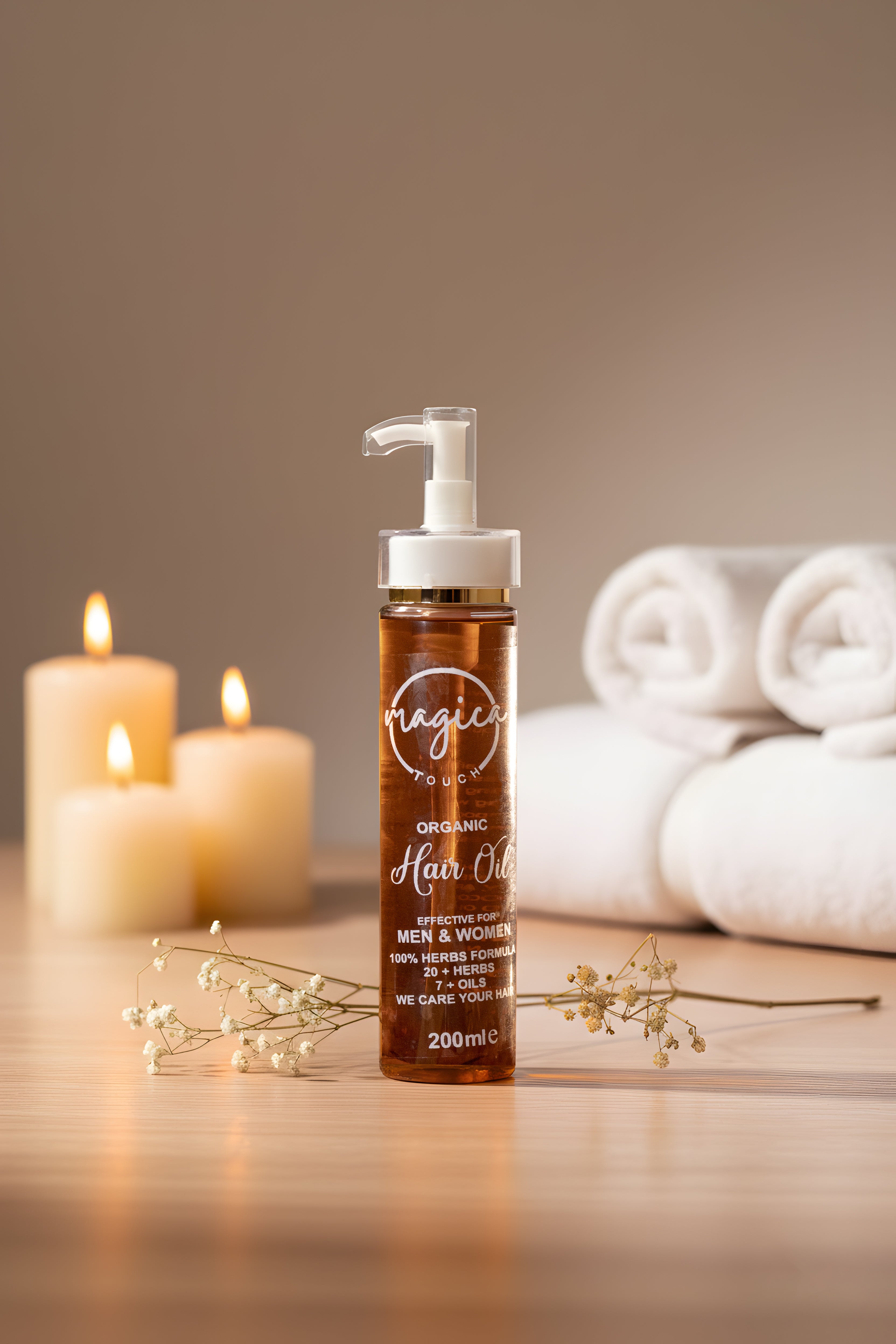 Magica Touch Organic Hair Oil.